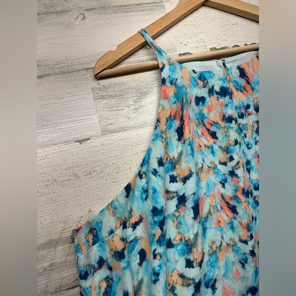 Decree Watercolor High Neck Sundress Dress Juniors Size 2X /fits Womens 1x/2x - Picture 4 of 10